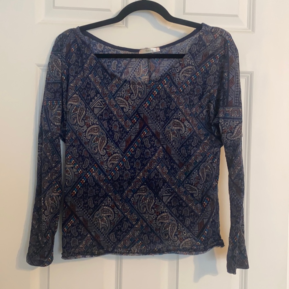 Print long sleeve